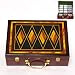 Diamonds Wooden Poker Set, 500 pc., 11.5g two-tone chips