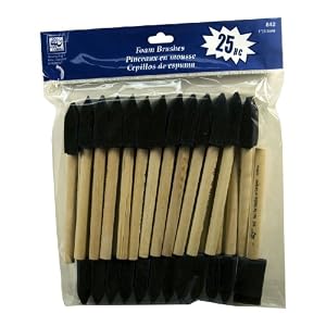 Loew-Cornell-842-25-Piece-Foam-Brush-Set-1-Inch