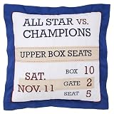 Review Britannica  / Star Football Square Pillow