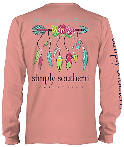Simply Southern God Country & Family Long Sleeve Tee