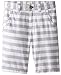 The Children's Place Little Boys' Linen Stripe Short