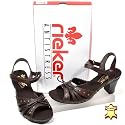 Frühjahr/Sommer 2009 Sandalette echt Leder dunkelbraun von Rieker "Antistress"