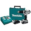 Makita BHP452HW 18-Volt Compact Lithium-Ion Cordless 1/2-Inch Hammer Driver-Drill Kit