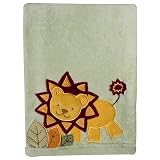 Tiddliwinks Safari Embroidered Boa Blanket