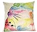 My Neighbor Totoro Cotton Linen Throw Pillow Case Chinchilla Decorative Cushion Cover tt3