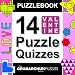 Books : Puzzlebook: 14 Valentine Puzzle Quizzes (color and interactive!)