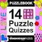 Puzzlebook: 14 Valentine Puzzle Quizzes (color and interactive!)