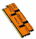 PNY Optima MD2048KD3-1333 2GB 2x1GB Dual Channel Kit DDR3 1333 MHz CL 9-9-9-24 PC3-10600 Desktop DIMM Memory Module
