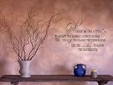 Serenity Prayer Wall Decal Quote Vinyl Love Large Nice Sticker Religious