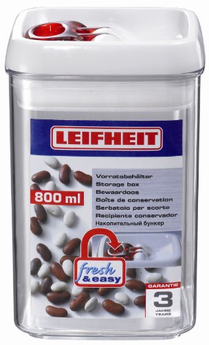 Leifheit 31208 Vorratsbeh&auml;lter Fresh & Easy 800 ml eckig