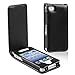 BONAMART Black PU Leather Case for Apple Iphone 4 4G