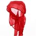 Satin Triangle Wrap-Red