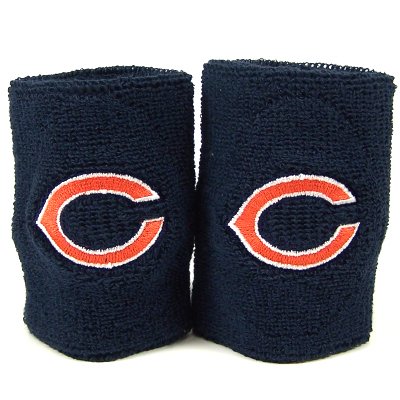 Buy CHICAGO BEARS OFFICIAL TEAM LOGO SWEATBANDS by For Bare Feet