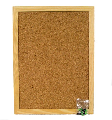 Wooden Framed Cork Notice Board ( 290mm x 390mm)