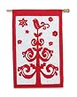 Christmas Tree Regular Size Applique Flag