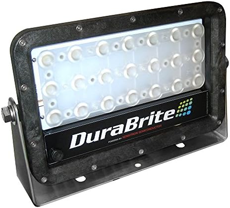 DuraBrite SLM Mini Flood Light - Black Housing/White LEDs - 150W - 12/24V - 16,670 Lumens at 24V