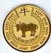 Gold Year of the Ox Coin