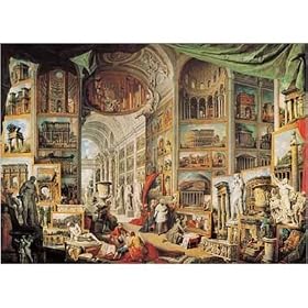Puzzle d'art de qualit� sup�rieure - Vue de la Rome antique - peint par Giovanni Paolo Pannini - (2000 pi�ces)