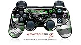 Sony PS3 Controller Skin Abstract 02 Green
