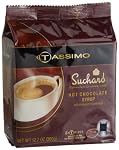 Suchard Hot Chocolate Syrup, 8-Count T-Discs for Tassimo Coffeemakers (Pack of 2)