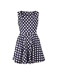Petite Sleeveless Polka Dot Print Tunic 