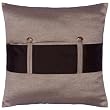 Decorative Handmade Silver & Black Thai Silk Cushion Cover / Pillow Sham