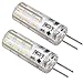 BESTVERT G4 Base 3W DC 12V 24Leds 3014 80LM LED Crystal Bulb 360 Degrees Bi Pin Capsule Spotlight Lamps, Cool White 5500-6500 Pack of 10