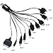 Daffodil TC03 - Handy Multicharger Kabel - USB Ladegerät für Handys