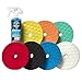 Chemical Guys BUFX701 Hex-Logic Quantum Best of the Best Buffing and Polishing Pad Kit, 16 fl. oz (8 Items) (6.5 Inch Fits 6 Inch Backing Plate)