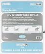 Pioneer 11-Inch-by-14-Inch, Postbound Refill Pages, 25 Per Package