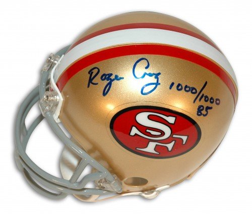 Roger Craig Autographed/Hand Signed San Francisco 49ers Mini Helmet Inscribed 1000/1000 85
