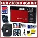 Photo : Fujifilm Fuji FinePix Z200fd 10 MP Digital Camera (Red & Black) + 4GB Deluxe Accessory Kit