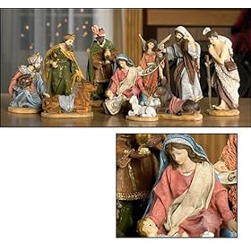  Eleven-Piece Nativity Set