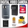 Bell & Howell DV600 HD High Definition Digital Video Camcorder/ Still Camera with Flip (Charcoal Gray) with 4GB Card + Accessory Kit