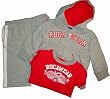 Rocawear Infant Boys 3 Pc. Outfit Hoodie, Sweatpants & Onsie 3/6 Months