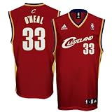 Adidas Cleveland Cavaliers Shaquille O'neal Replica Road Jersey Extra Large
