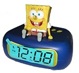  : Spongebob LCD Color Alarm Clock with Lighted Display
