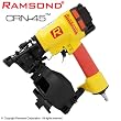 Ramsond CRN-45 Coil Air Roofing Nailer - 7/8" TO 1 3/4 inch - NEW - FREE SHIPPING