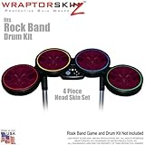 Abstract 01 Pink Skin by WraptorSkinz fits Rock Band Drum Set for Nintendo Wii, XBOX 360, PS2 & PS3