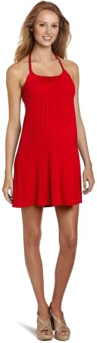 Wrapper Halter-Fit Spaghetti-Strap Maternity Dress