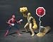 スパイダーマン3 ウーズアタック アクションフィギュア スパイダーマン & サンドマン