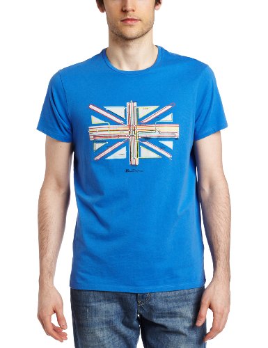 Click To Ben Sherman Mens Short-Sleeve Graphic Tee Union Jack, Nautical Blue, XX-Large Details... Ben Sherman Mens Short-Sleeve Graphic Tee Union Jack, Nautical Blue, XX-Large