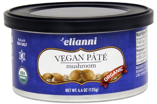 Elianni Organic Vegan Pate, Mushroom, 4.40 Ounce