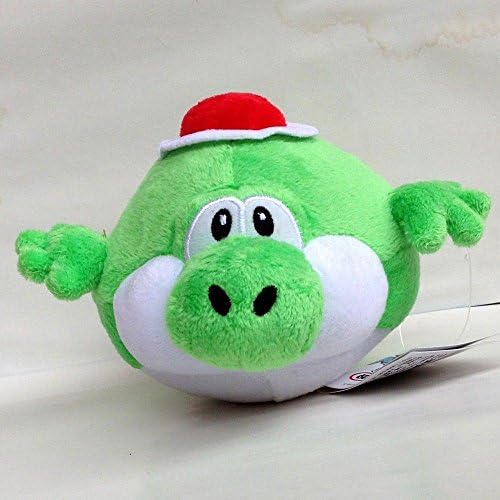 Super Mario Bros Plush Character Fat Fly Yoshi Soft Toy Stuffed Animal Doll 6"