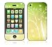 Yellow Green Tree Decorative Skin Cover Decal Sticker for Apple 2G iPhone (1st Gen)