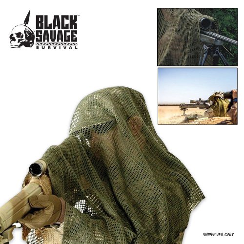 Black Savage Survival Sniper Veil Woodland Black Savage Survival Sniper Veil Woodland