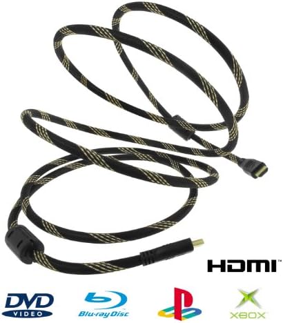 95PRO 10Ft HDMI Cable - High Quality 24K Gold - PVC Jacket - Support 1080p, Audio Return and Ethernet 3D