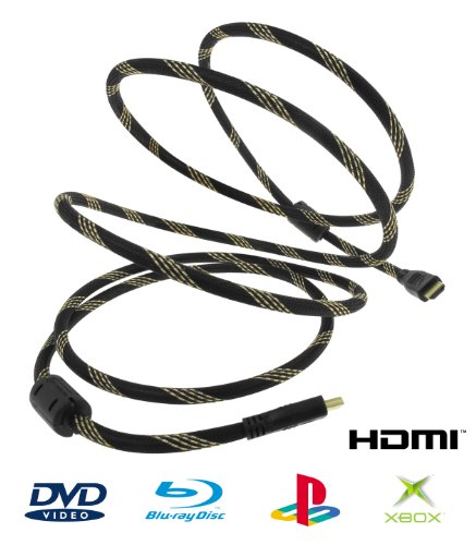 95PRO 10Ft HDMI Cable - High Quality 24K Gold - PVC Jacket - Support 1080p, Audio Return and Ethernet 3D