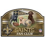 New Orleans Saints 11x17 Wood Sign: Jim Killen Art
