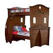Shiver Me Timbers Twin Bunk 79-3/4" x 61" x 76-5/8"H